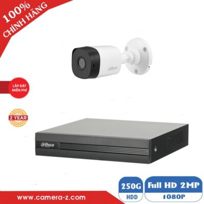 Trọn Bộ 1 Camera DAHUA 2.0 Mpx Chính Hãng