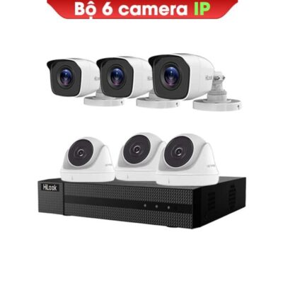 bộ 6 camera ip hilook