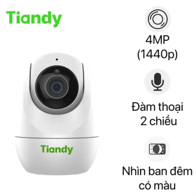 Hình ảnh sản phẩm Camera Wifi 360° 4MP Tiandy H342N Fullcolor - Camera Wifi 360° 4MP Tiandy H342N Fullcolor