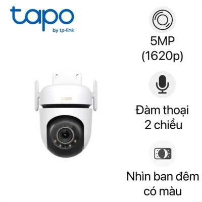 Hình ảnh sản phẩm Camera Wifi ngoài trời 360° 5MP TP-Link C530WS - Camera Wifi ngoài trời 360° 5MP TP-Link C530WS