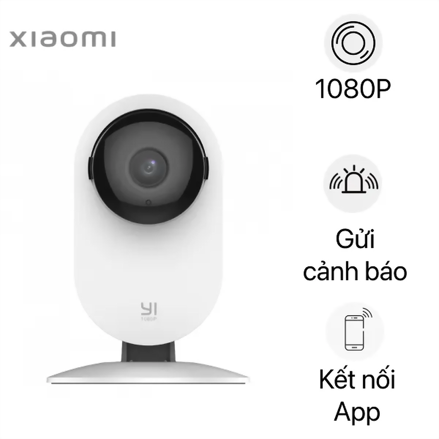 Hình ảnh sản phẩm Camera giám sát trẻ 2MP Xiaomi Yi Home - Camera giám sát trẻ 2MP Xiaomi Yi Home