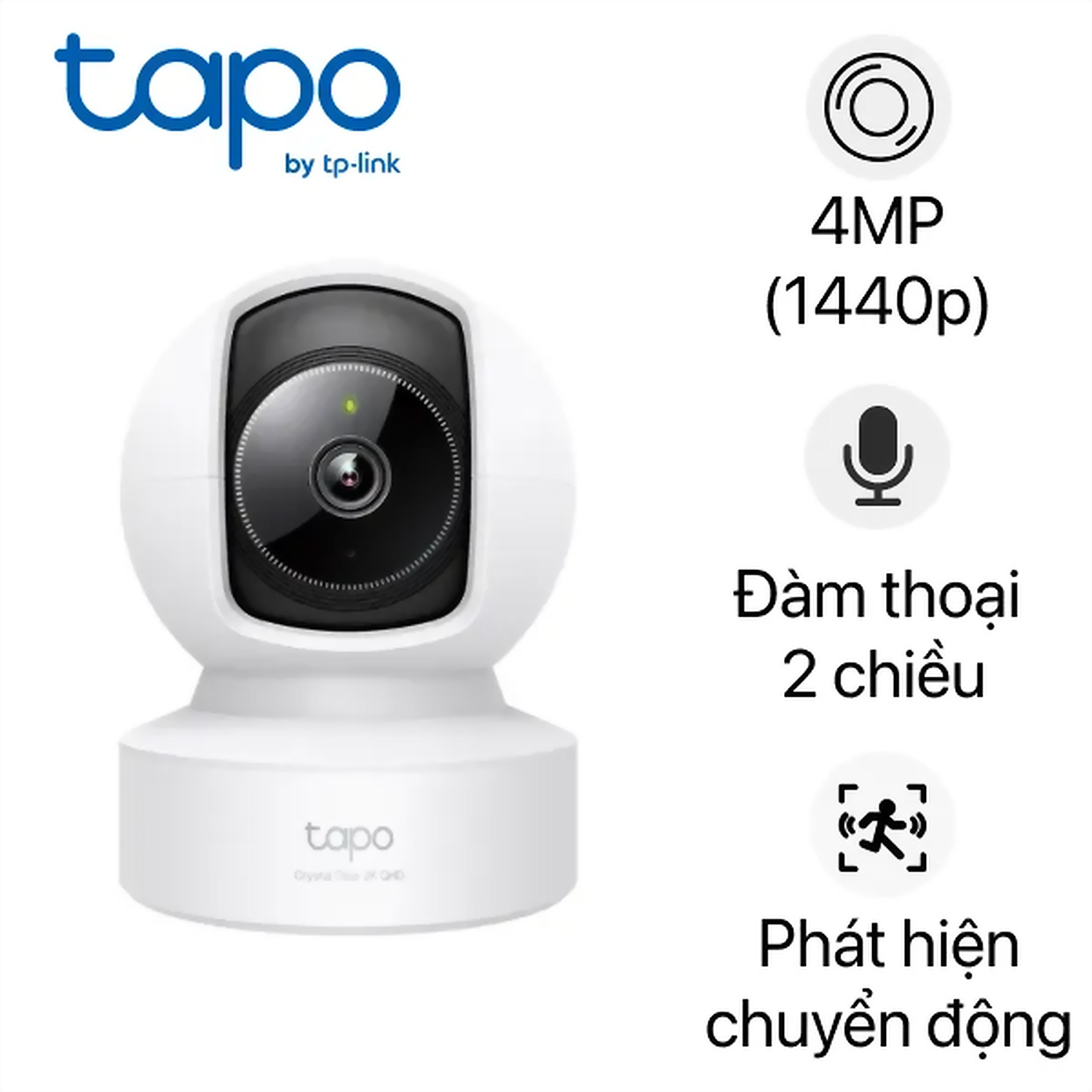 Hình ảnh sản phẩm Camera Wifi 360° 4MP TP-Link Tapo C222 - Camera Wifi 360° 4MP TP-Link Tapo C222